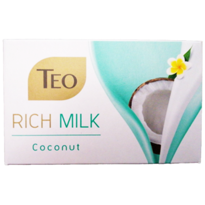Мыло туалетное Teo Rich Milk coconut, 90 г - 